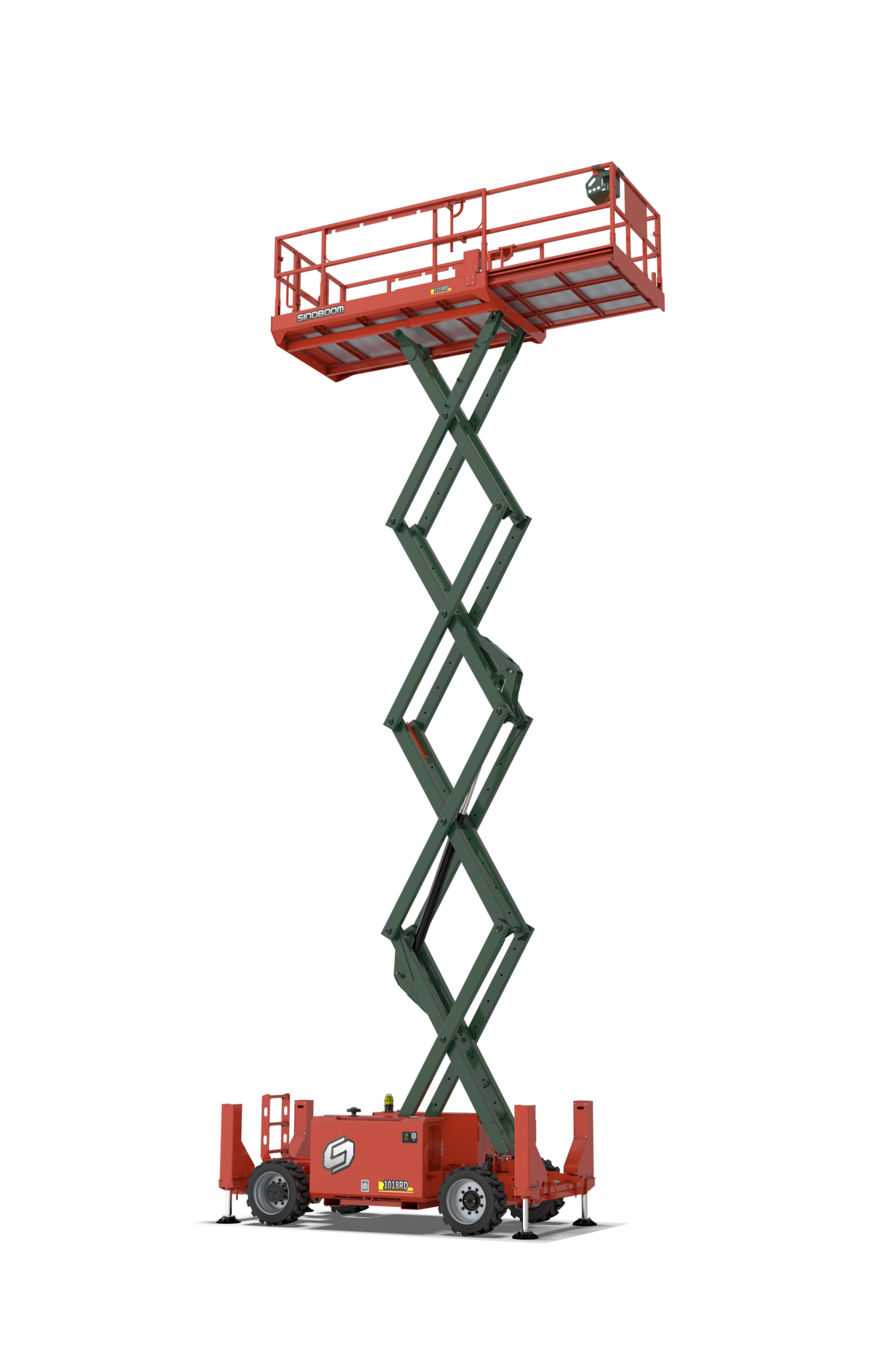 Sinoboom 1018RD rough terrain diesel scissor lift