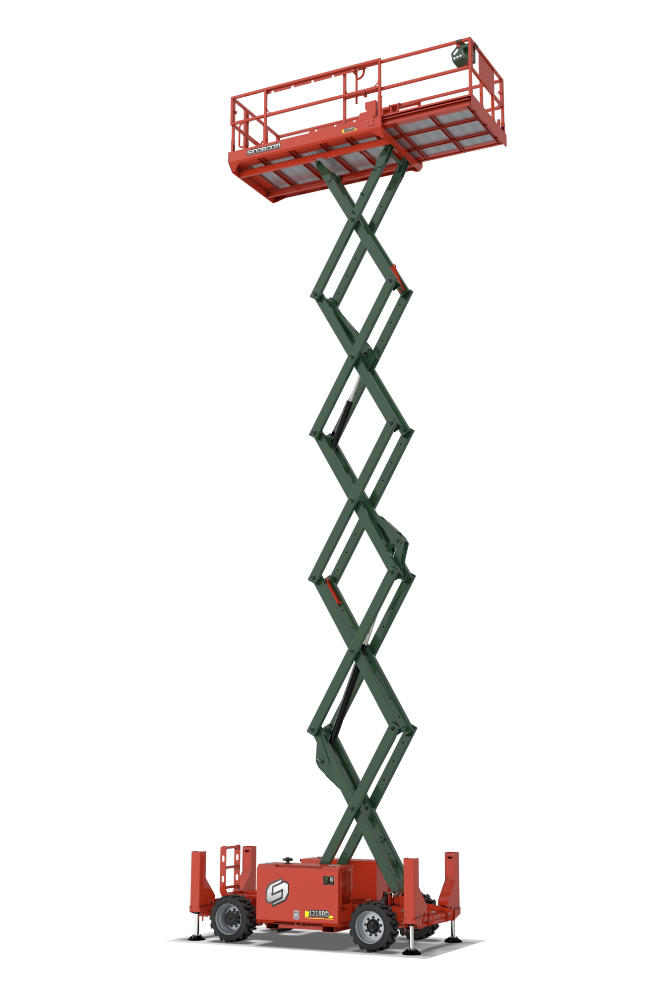 Sinoboom 1218 RD Rough Terrain scissor lift