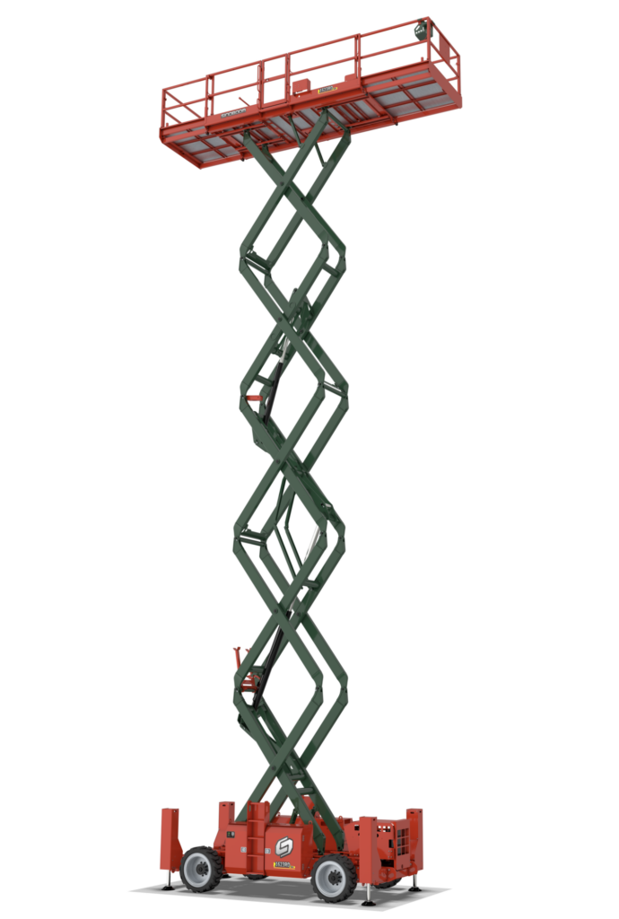Sinoboom 1623 RD rough terrain extra capacity scissor lift