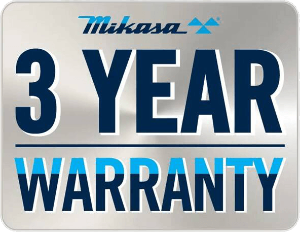 Mikasa 3 Year Warranty