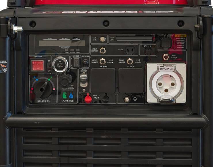 YRGIGEN 10500DF inverer generator controls