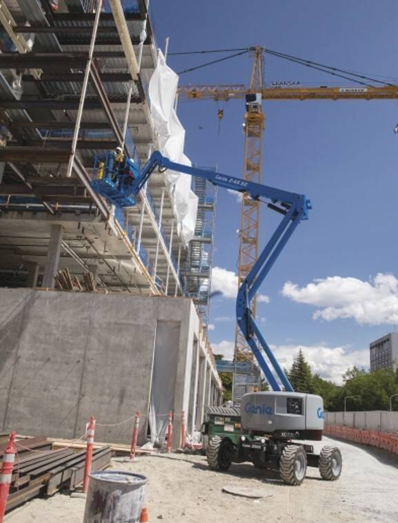 Z-45/XC working on construction site