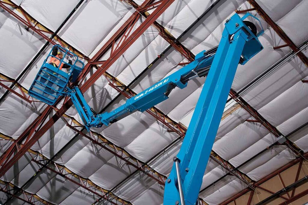 Genie Z40/23 NRJ articulating boom operating at height